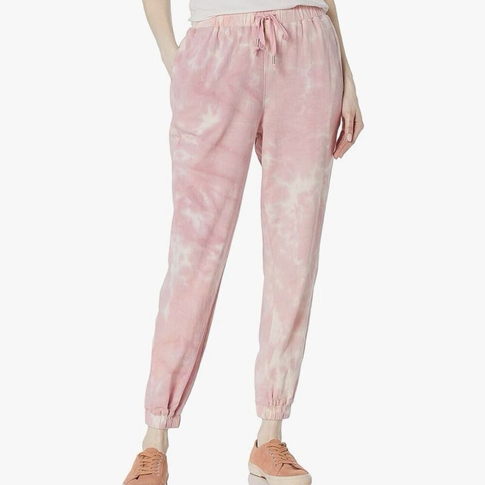 NWT BlankNYC Rosewater Pink Tie Dye Drawstring Joggers Size XS